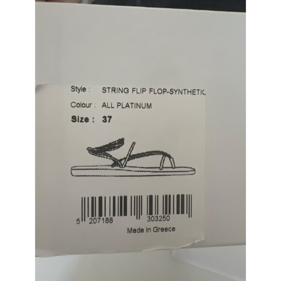 Ancient Greek Sandals Gold Strappy Lace-Up Sandals - Picture 8 of 8